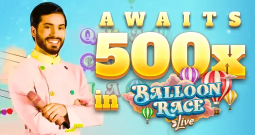 Win Up to 500x Multiplier in the Exciting Balloon Race Game