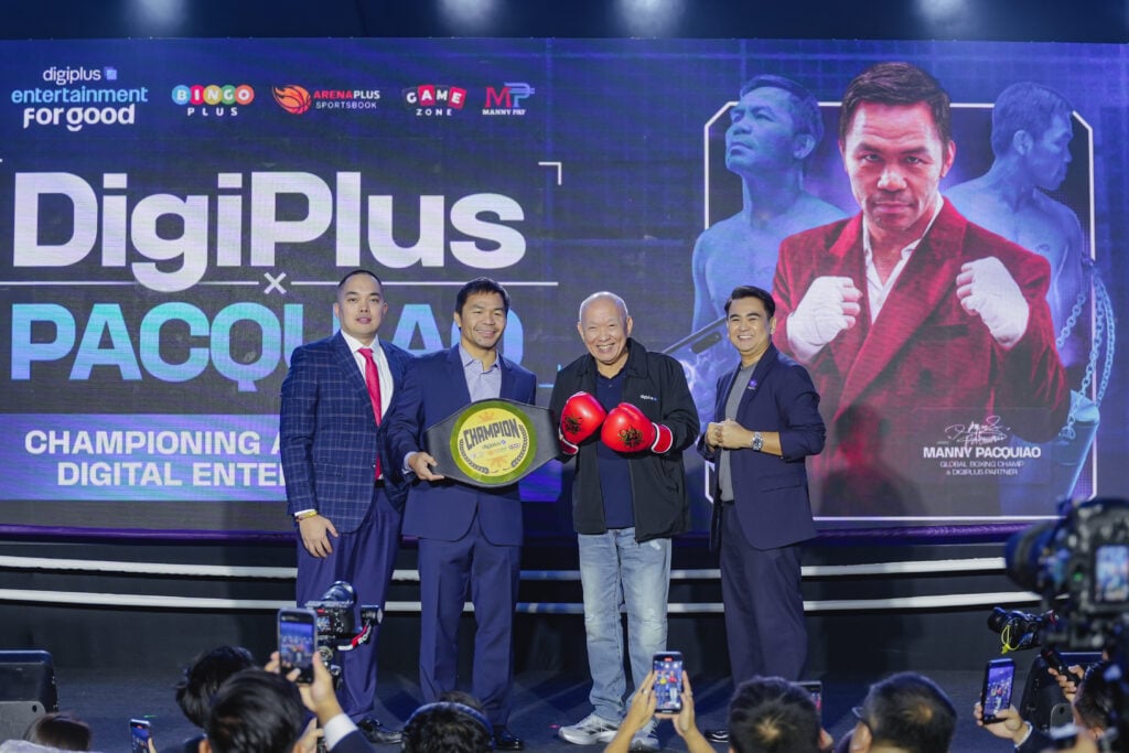 DigiPlus teams up with boxing legend Manny Pacquiao for new gaming and entertainment push