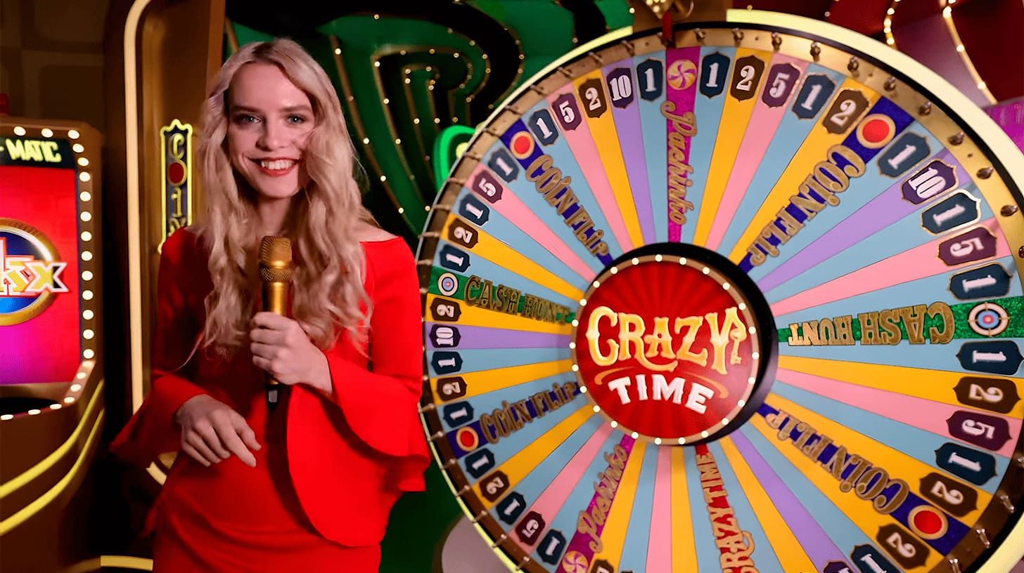 Crazy Time: The Ultimate Live Game Show Experience with Massive Multipliers and Interactive Bonuses!