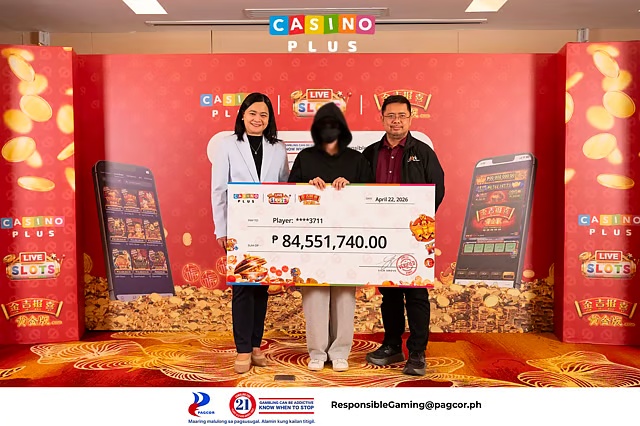 CasinoPlus Awards ₱84.55M Jackpot, April Payouts Surpass ₱355M