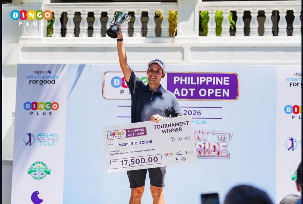 Italy’s Michele Ortolani Claims Breakthrough Victory at 2026 BingoPlus Philippine ADT Open