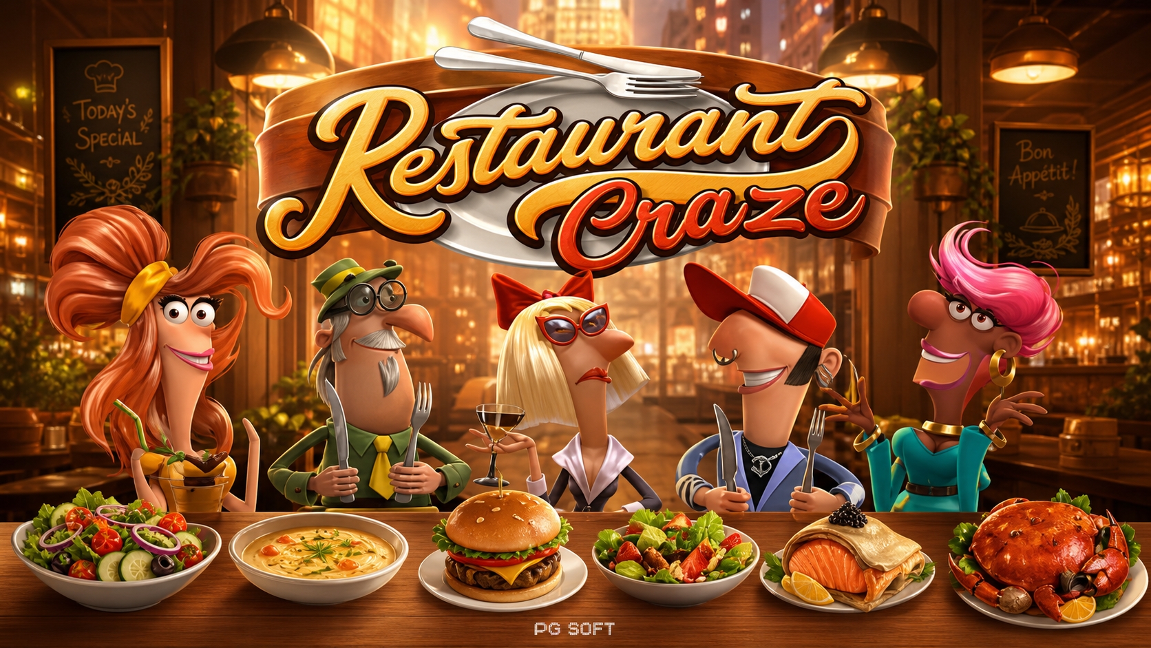 Restaurant Craze PG Soft Review: Five Customers Decide Which Reel Turns Wild
