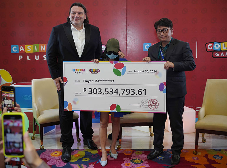 Casino Plus hits new milestone with P100-million Color Game Ultimate Jackpot