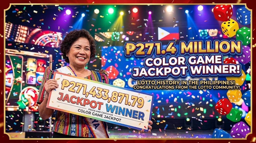 Filipino Online Casino Player Wins ₱271.4 Million Jackpot in Color Game