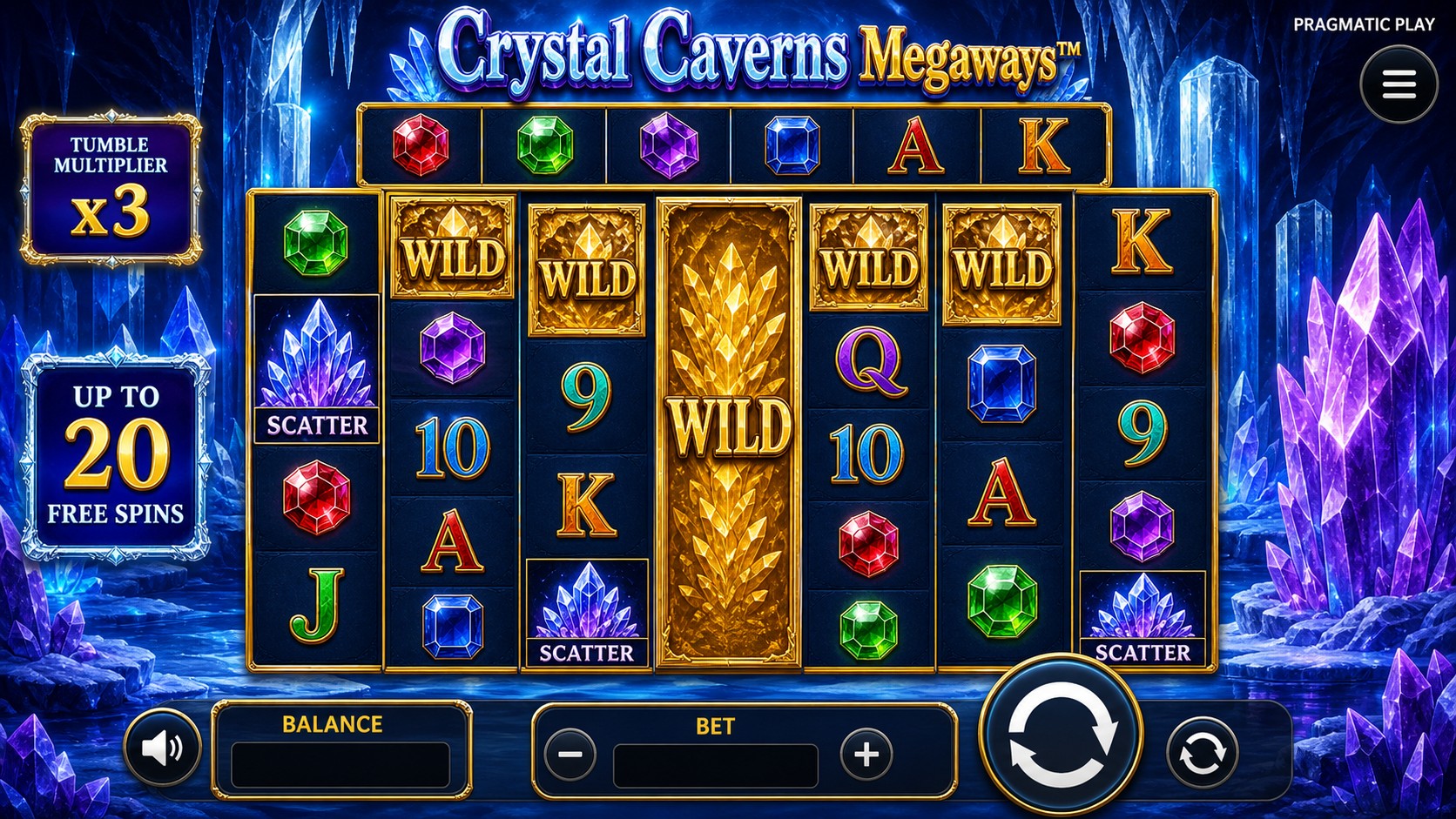 Crystal Caverns Megaways Review: Expanding Wilds Beneath a Rising Multiplier
