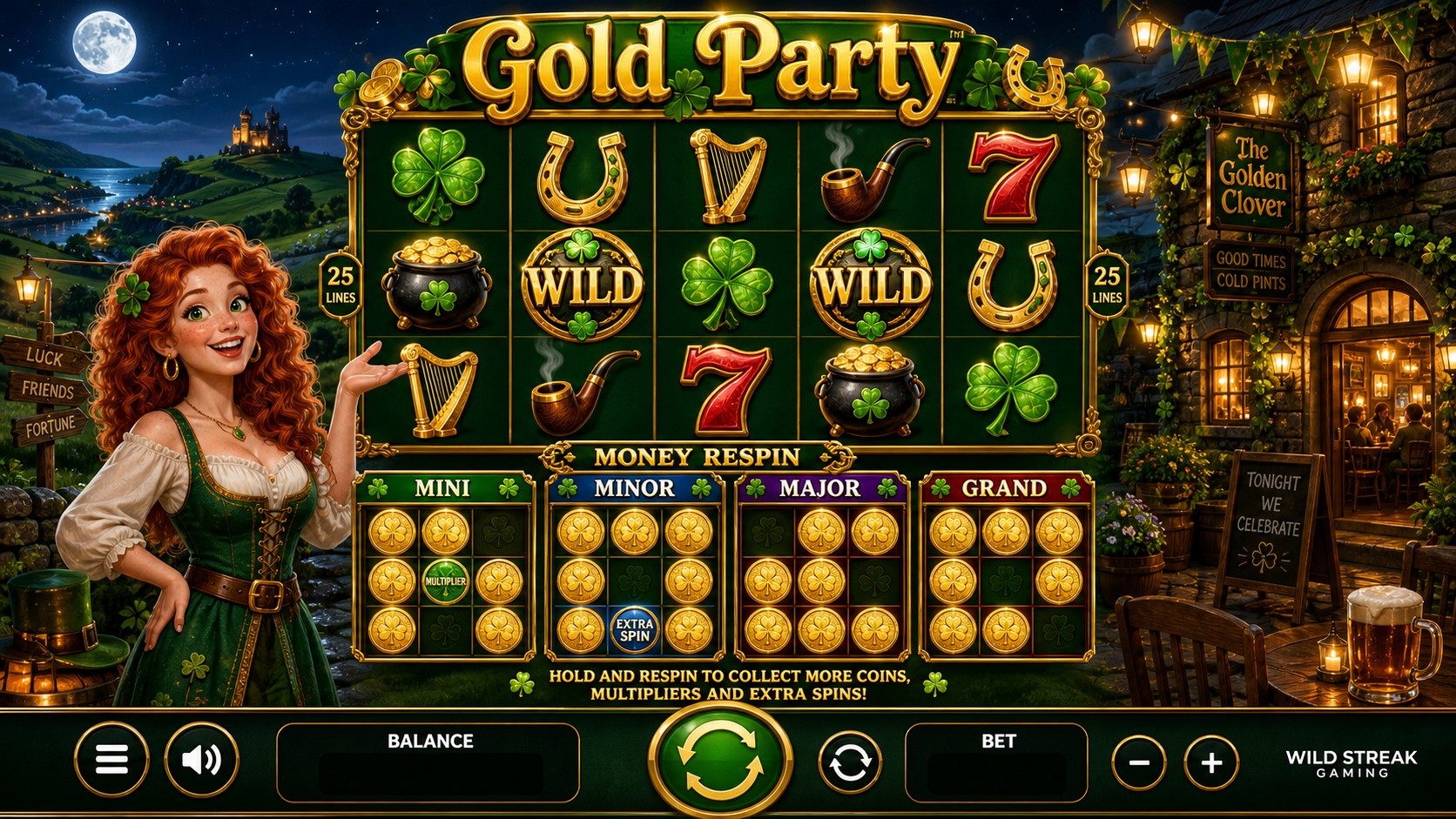 Gold Party Review: Four Respin Boards Competing for the Same Coins