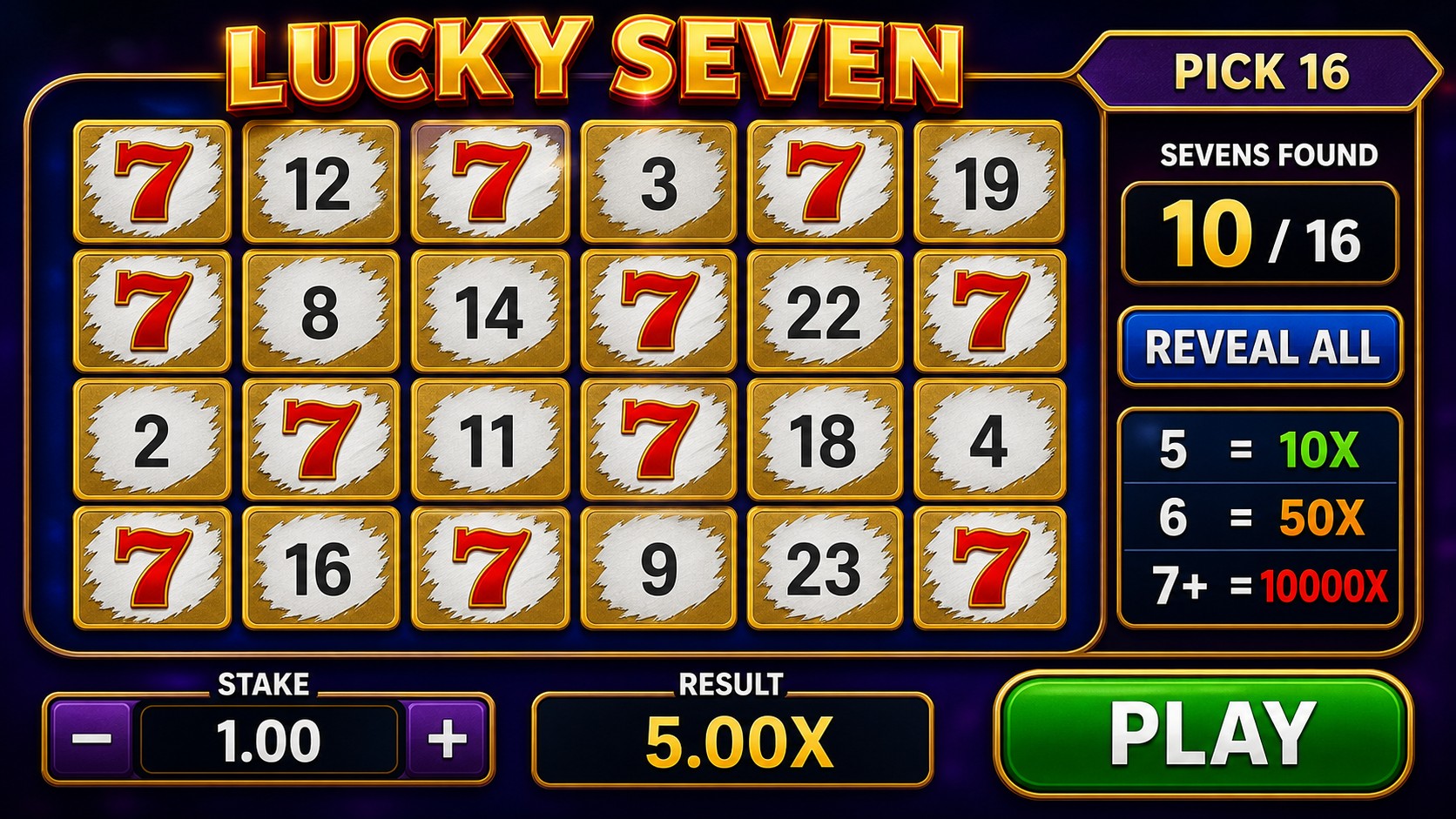 Lucky Seven Review: The Scratch Card That Refuses to Behave Like a Slot